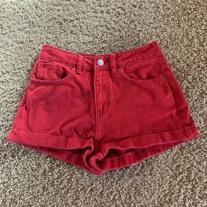 pacsun denim shorts